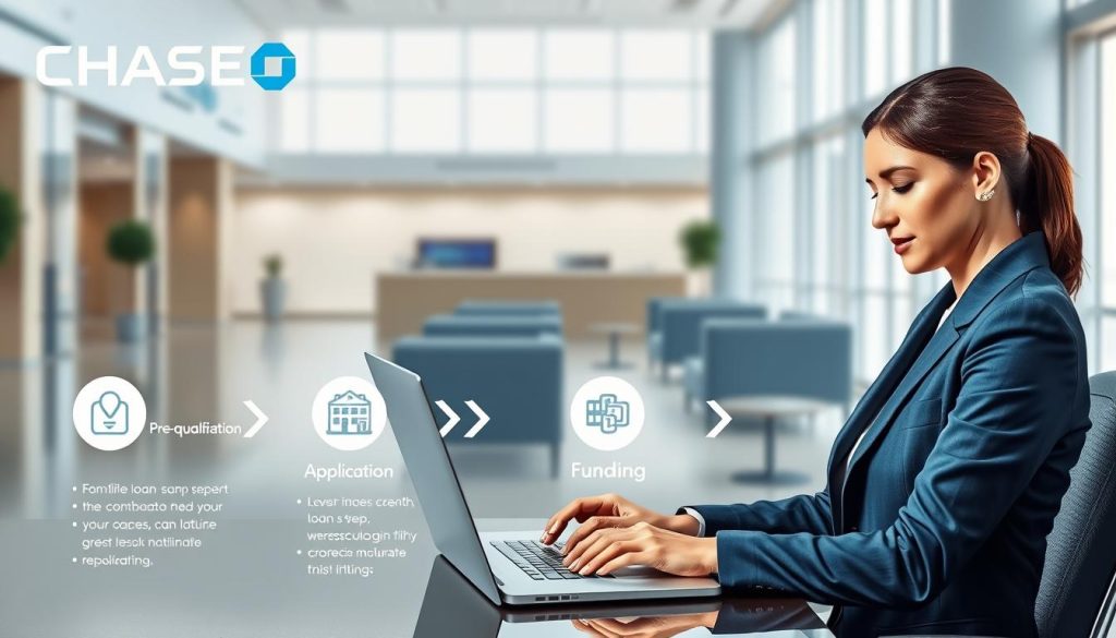 Chase Bank loan steps