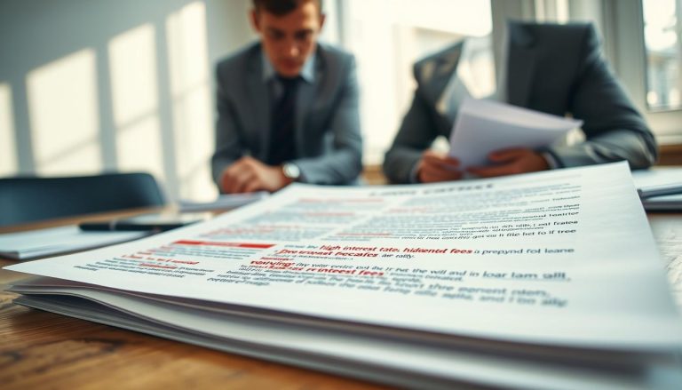 Loan contract red flags