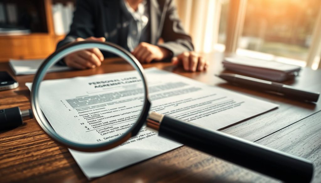 watch for in personal loan agreements